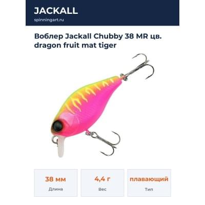 Воблер Jackall Chubby 38 MR цв. dragon fruit mat tiger