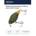 Воблер Jackall Chubby 41 MR цв. green pellet orange