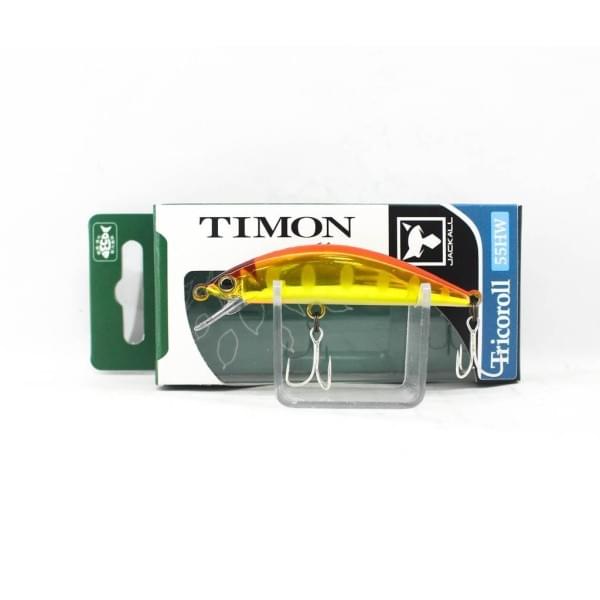 Воблер Jackall Timon Tricoroll 55HW цв. gold yamame