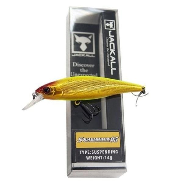 Воблер Jackall Squad Minnow 95 цв. gold & chart