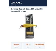 Воблер Jackall Squad Minnow 95 цв. gold & chart