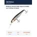 Воблер Jackall SDD Squirrel 115SP цв. hl silver & black