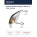 Воблер Jackall Chubby 41 MR цв. hl silver & black