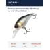 Воблер Jackall Chubby 38 MR цв. uv mat silver & black