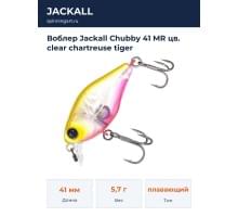 Воблер Jackall Chubby 41 MR цв. clear chartreuse tiger