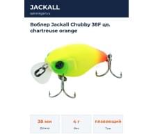 Воблер Jackall Chubby 38F цв. chartreuse orange