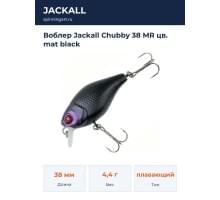 Воблер Jackall Chubby 38 MR цв. mat black