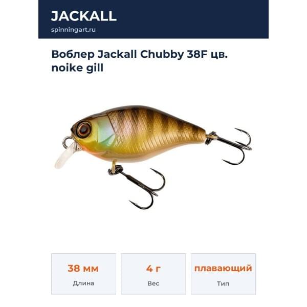 Воблер Jackall Chubby 38F цв. noike gill