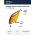 Воблер Jackall Chubby 41 Silent цв. hl red & gold