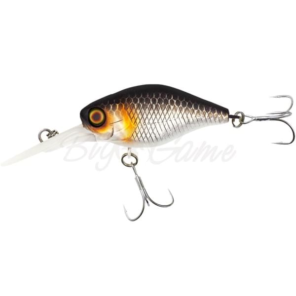 Воблер Jackall D Chubby 38 Silent цв. uv mat silver & black