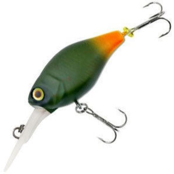 Воблер Jackall D Chubby 38 Silent цв. green pellet orange