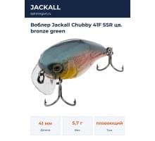 Воблер Jackall Chubby 41F SSR цв. bronze green