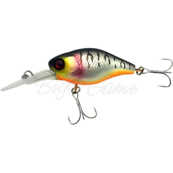 Воблер Jackall D Chubby 38 Silent цв. uv mat silver tiger