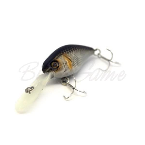 Воблер Jackall DD Chubby 38F цв. uv mat silver & black