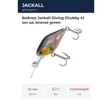 Воблер Jackall Diving Chubby 41 мм цв. bronze green