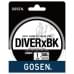 Шнур Gosen Diver x Black 4PE 300m black #3 40lb 0.285mm 18kg