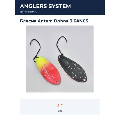 Блесна Antem Dohna 3 FAN05