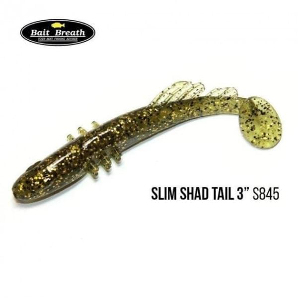 Мягкая приманка Bait Breath Be Tan Co SW 3" Slim Shad Tail 8 шт. #S814