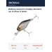Воблер Jackall D Chubby 38 Silent цв. hl silver & black
