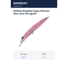 Воблер BassDay Sugar Minnow Slim Area 70F gg-87