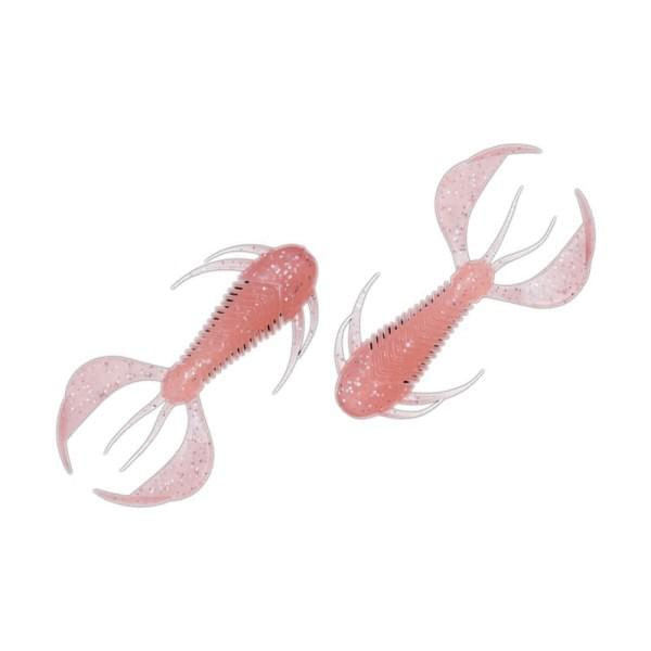 Мягкие приманки Megabass Rock Hog 2.5 clear pink holo 7шт