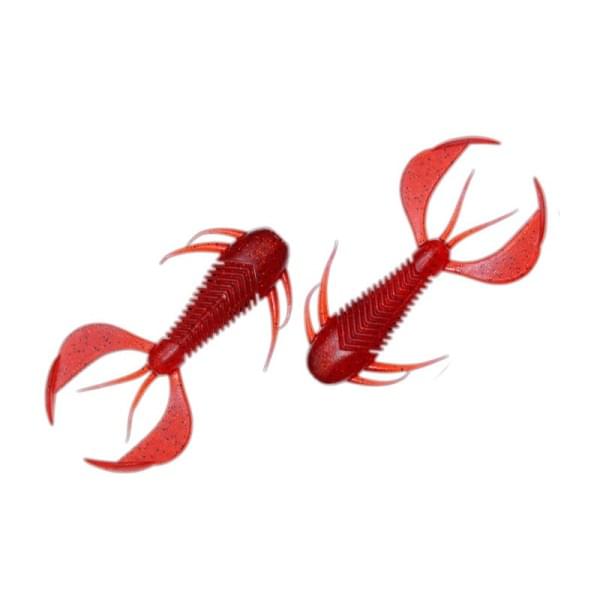 Мягкие приманки Megabass Rock Hog 2.5 clear red 7шт