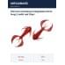 Мягкие приманки Megabass Rock Hog 2 solid red 10шт