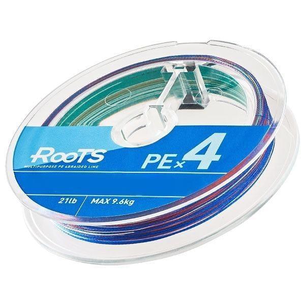 Шнур плетёный Gosen 4PE Roots 200м Multi #3 (40Lb/18,0кг)
