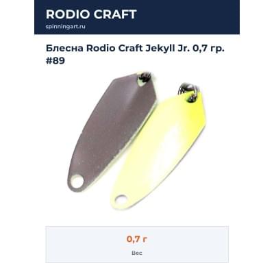 Блесна Rodio Craft Jekyll Jr. 0,7 гр. #89
