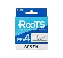 Шнур плетёный Gosen 4PE Roots 200м Light Green #1 (17Lb/7,9кг)