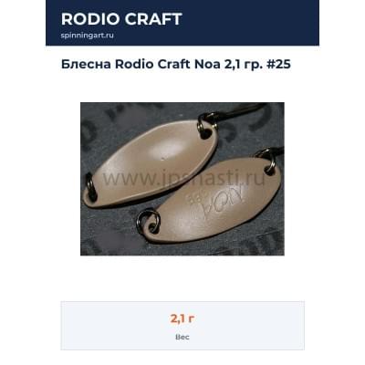 Блесна Rodio Craft Noa 2,1 гр. #25