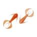 Мягкие приманки Megabass Rock Hog 2 clear orange/rainbow flake 10шт