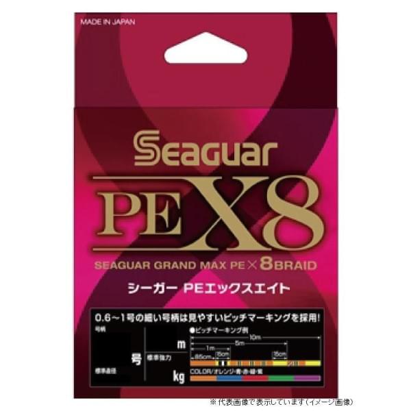 Шнур Seaguar Kureha PE X8 Grandmax 150m multicolor #0.6 14lb 0.128mm 6.4kg