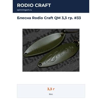 Блесна Rodio Craft QM 3,3 гр. #33