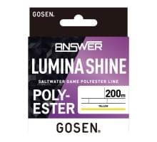 Эстер Gosen Answer Lumina Shine Polyester 200m yellow 0.3 1.6lb 0.09mm 0.72kg