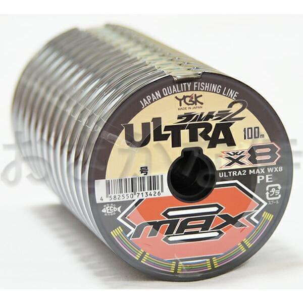 Шнур плетёный YGK X-Braid Ultra2 Max WX8 Connected spool (12 psc.) 100м. #0.6 (5,6кг.) multi