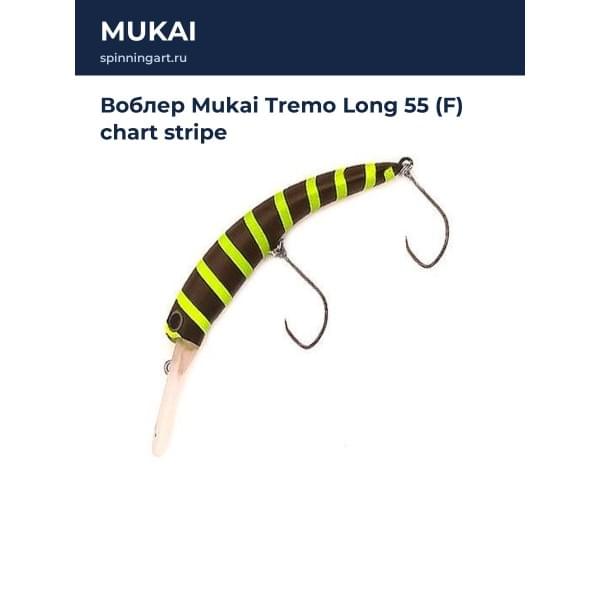 Воблер Mukai Tremo Long 55 (F) chart stripe