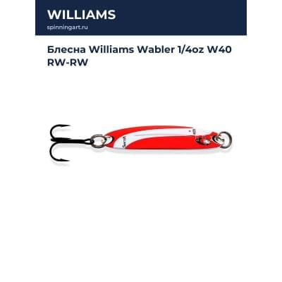 Блесна Williams Wabler 1/4oz W40 RW-RW