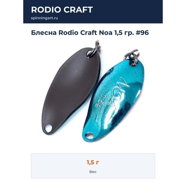 Блесна Rodio Craft Noa 1,5 гр. #96