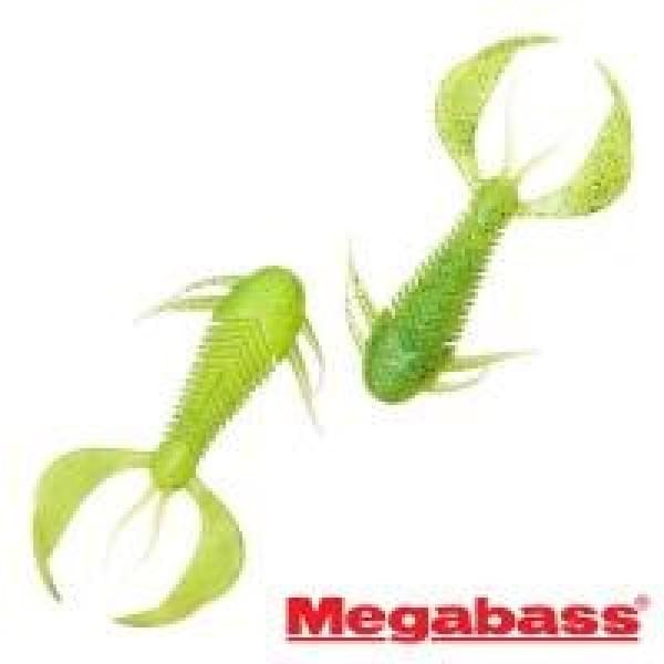 Мягкие приманки Megabass Rock Hog 2 chart/green & gold flake 10шт