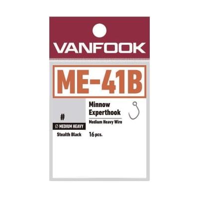 Крючки VanFook ME-41B #3 Minnow Expert Hook Barbless Medium Heavy 16 шт.