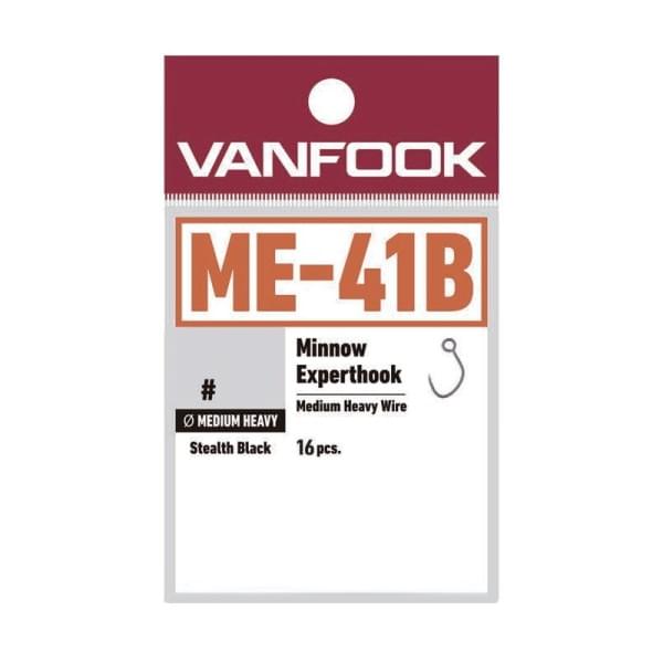 Крючки VanFook ME-41B #3 Minnow Expert Hook Barbless Medium Heavy 16 шт.