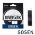 Шнур Gosen Diver x Black 4PE 300m black #2 31lb 0.235mm 14kg
