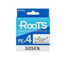 Шнур плетёный Gosen 4PE Roots 100м Multi #0.8 (14Lb/6,5кг)