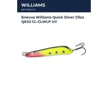 Блесна Williams Quick Silver 1/3oz QKS3 CL-CLWLP UV