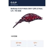 Воблер O.S.P Melo DR F (JP) 2.7мм. 1,7г. TR-008