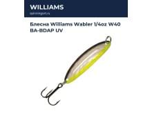 Блесна Williams Wabler 1/4oz W40 BA-BDAP UV