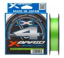 Шнур X-Braid Braid Cord PE X4 150m chartreuse #1.2 20lb 0.185mm 9.1kg