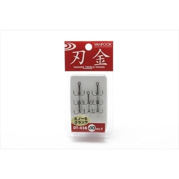 Крючки VanFook DT-45B #10 HaganeTreble Hooks 8 шт.