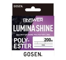Эстер Gosen Answer Lumina Shine Polyester 200m pearl 0.4 1.9lb 0.104mm 0.85kg